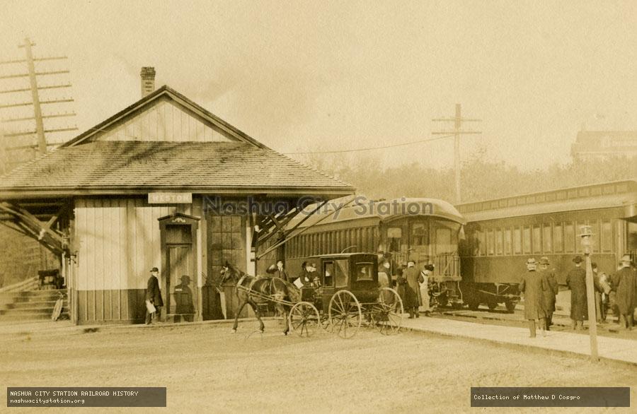 Postcard: Weston station